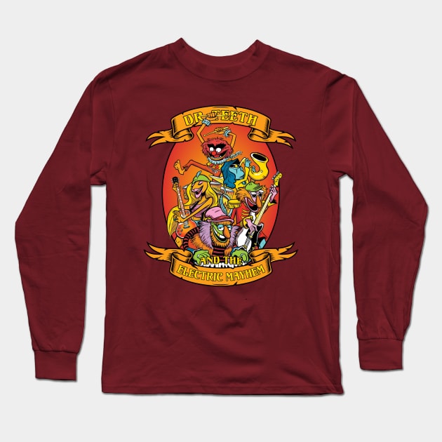 Dr Teeth And Electric Mayhem Long Sleeve T-Shirt by Ubold